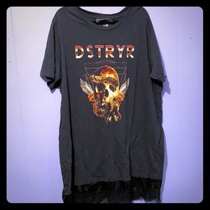 Cute concert tee dress